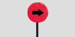 Fisher Athletic Arrow Indicator Football Down Marker 7' Height with 3