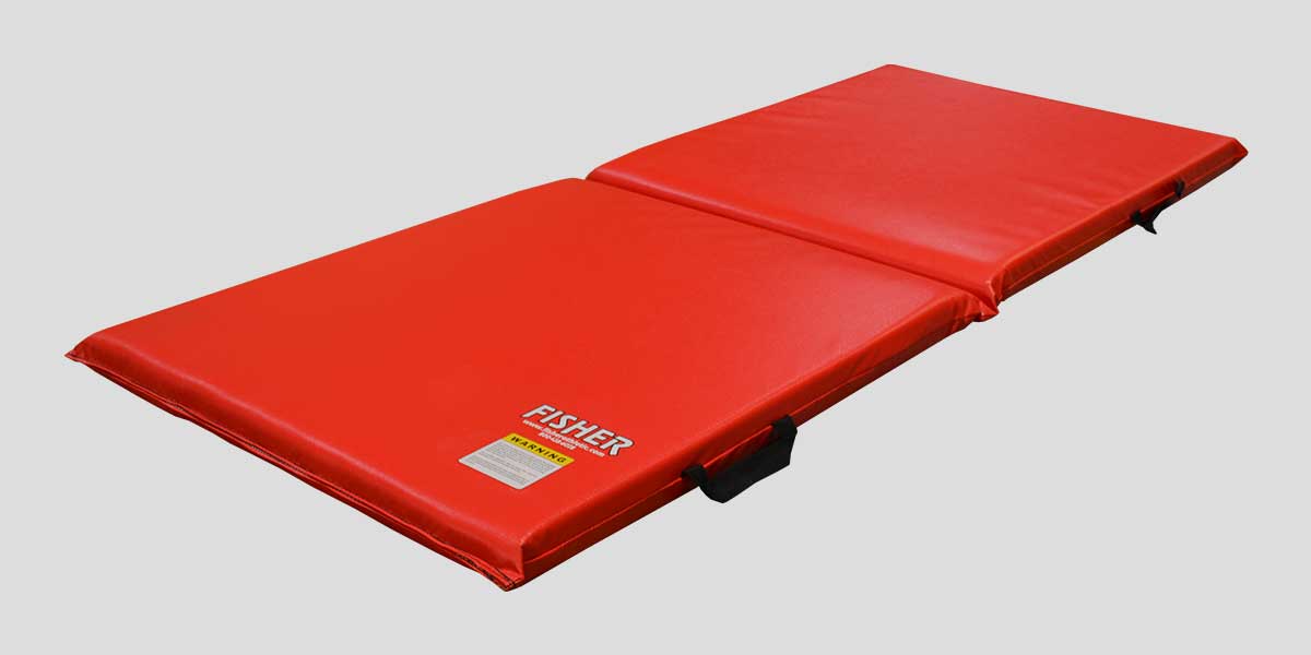 Fisher Athletic Folding Personal Mat with 2" Polyfoam and Vinyl Cover (FIS - 30242) - SchoolOutlet