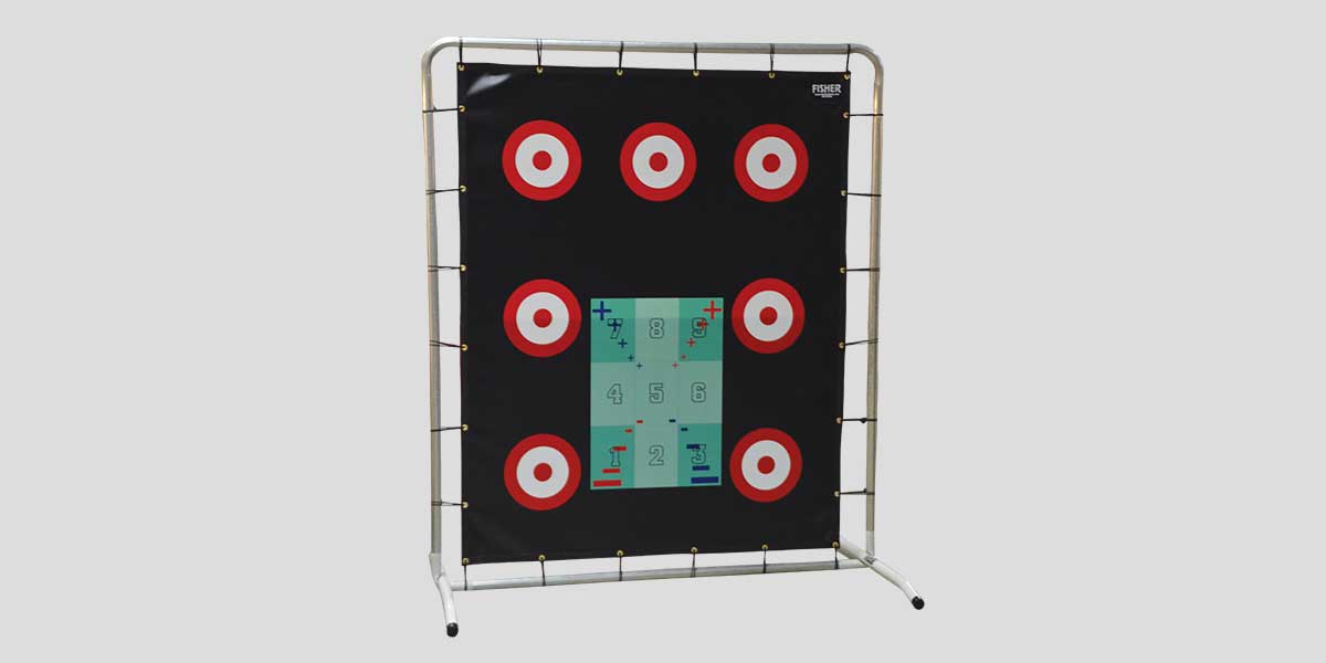 Fisher Athletic 6’ x 7’ 360 Pitching Target (FIS - 360PT2) - SchoolOutlet