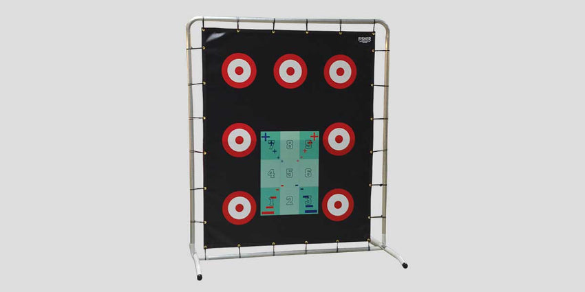 Fisher Athletic 6’ x 7’ 360 Pitching Target (FIS - 360PT2) - SchoolOutlet