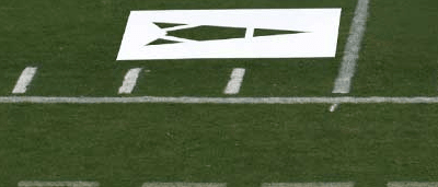Fisher Field Marking Directional Arrow Stencil 8' x 4' LPDE Plastic (FIS - 4600DA) - SchoolOutlet