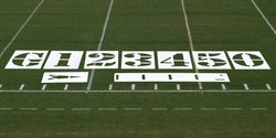 Fisher Deluxe Field Marking Stencil Set 8' x 4' LPDE Plastic with 6' Numbers (FIS-4600DLX)