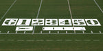 Fisher Deluxe Field Marking Stencil Set 8' x 4' LPDE Plastic with 6' Numbers (FIS - 4600DLX) - SchoolOutlet