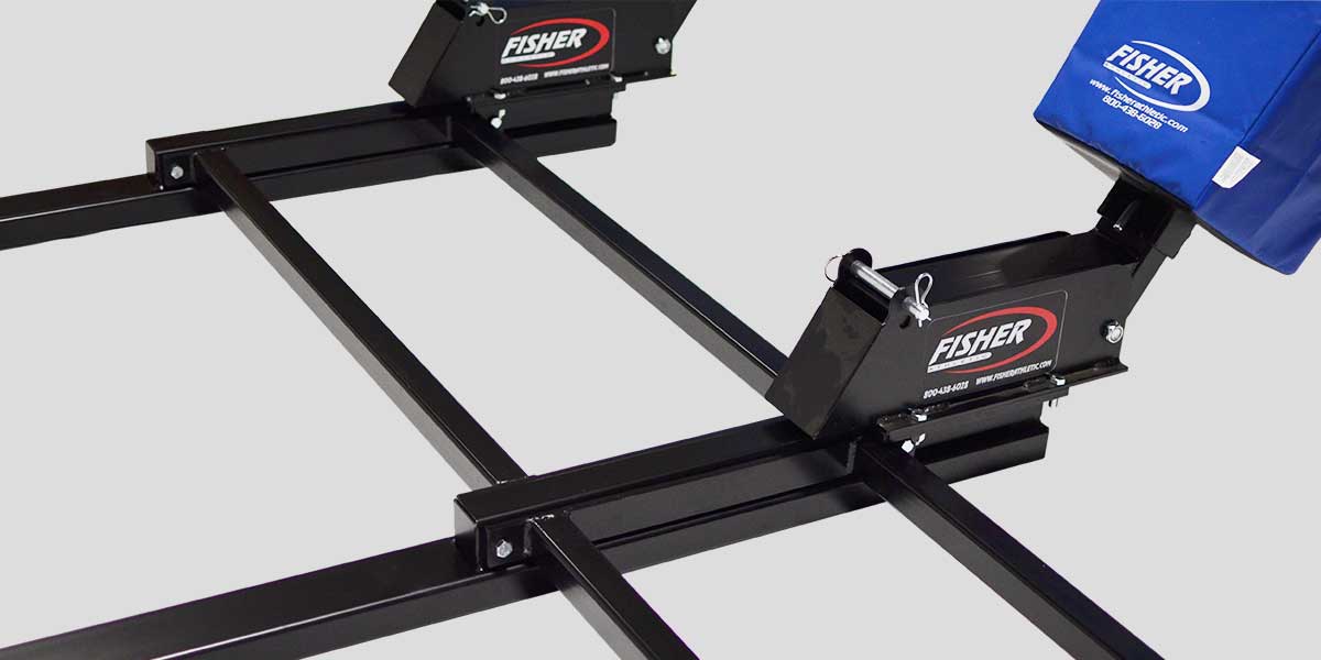 Fisher Athletic 4 Man Big Boomer Sled with Adjustable Pads and Spring Tension System (FIS - 9004) - SchoolOutlet
