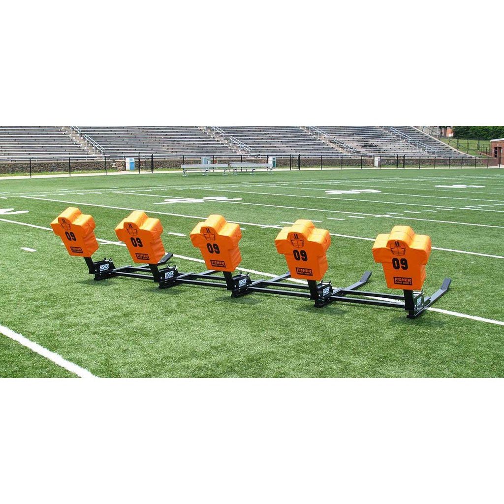 Fisher Athletic 5 Man Big Boomer Sled with Adjustable Pads and Spring Tension System (FIS - 9005) - SchoolOutlet