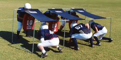 Fisher Athletic Two Man Linemen Chute with Adjustable Height and Modular Design (FIS-9602)