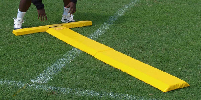 Fisher Football Training T Set Chute Board Agility Trainer 96"L x 12"W Heavy Duty (FIS - 9675) - SchoolOutlet