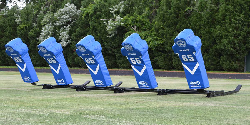 Fisher Football Training 3 - Man Brute Sled Modular Expandable Heavy Duty Blocking Sled (FIS - 9713M) - SchoolOutlet