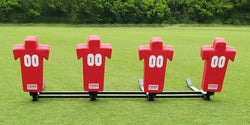 Fisher Football Training 4-Man Brute 2 Sled Youth Heavy Duty Modular Blocking Sled (FIS-9724J)