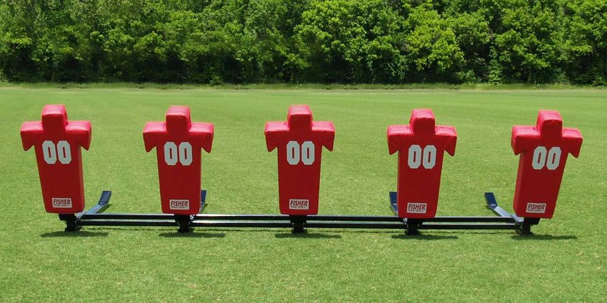 Fisher Football Training 5 - Man Brute 2 Sled Youth Heavy Duty Modular Blocking Sled (FIS - 9725J) - SchoolOutlet