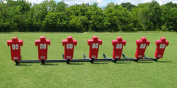 Fisher Football Training 7-Man Brute 2 Sled Youth Heavy Duty Modular Blocking Sled (FIS-9727J)