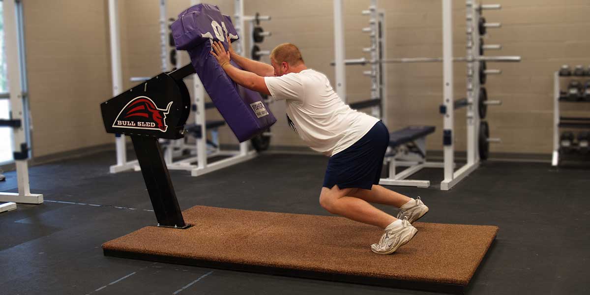 Fisher Football Bull Sled Platform with Mechanism Adjustable Resistance Training System (FIS - 9900S) - SchoolOutlet