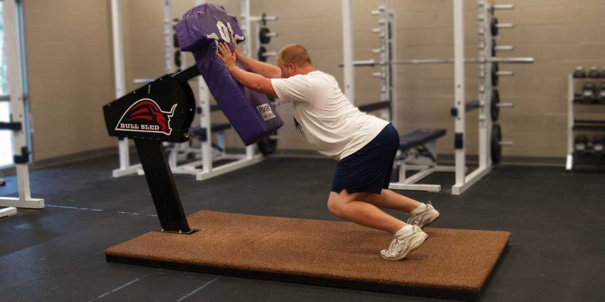 Fisher Football Bull Sled Platform with Mechanism Adjustable Resistance Training System (FIS - 9900S) - SchoolOutlet