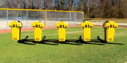 Fisher 5 Man Football Bull Sled Heavy Duty Powder Coated Steel Frame Training Equipment (FIS-9905)