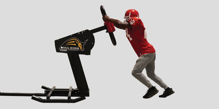 Fisher Football Combat Sled with Bull Rush Base Heavy Duty Strength Training Equipment (FIS - 9910CS) - SchoolOutlet