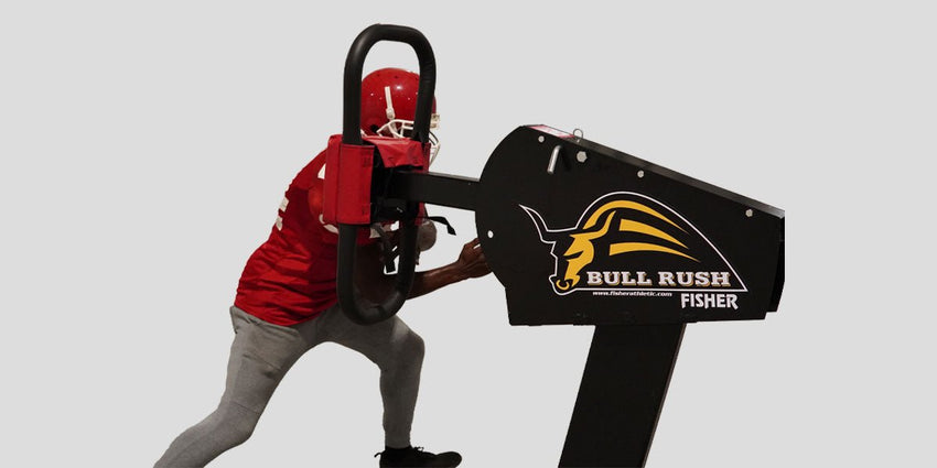 Fisher Football Combat Sled with Bull Rush Base Heavy Duty Strength Training Equipment (FIS - 9910CS) - SchoolOutlet