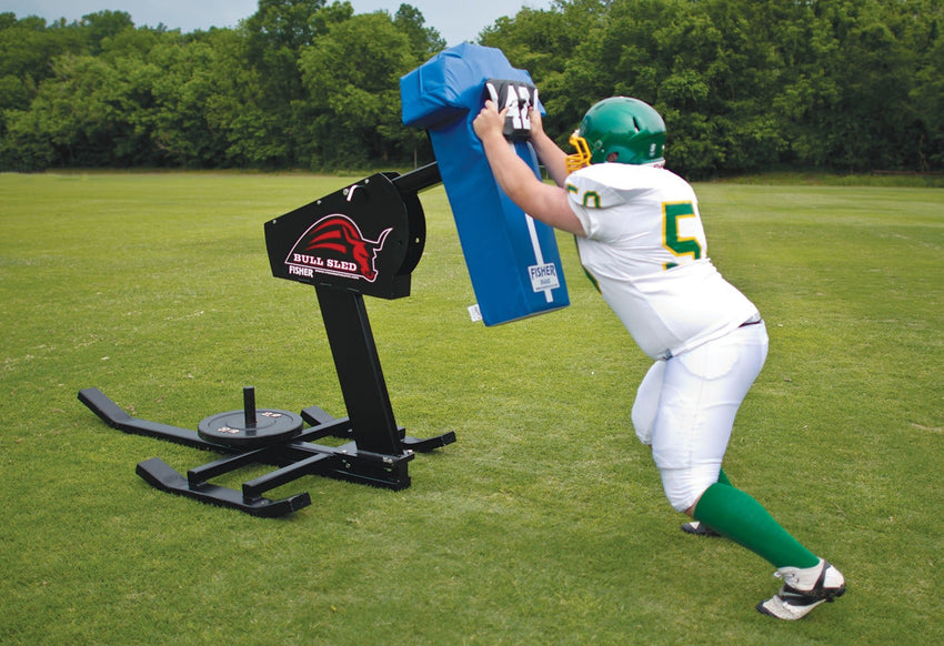 Fisher Football Bull Rush Sled Heavy Duty Release Mechanism Training Equipment (FIS - 9910) - SchoolOutlet