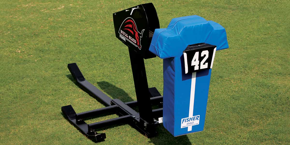 Fisher Football Bull Rush Sled Heavy Duty Release Mechanism Training Equipment (FIS - 9910) - SchoolOutlet