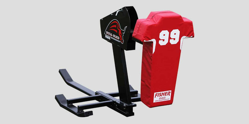 Fisher Football Bull Rush Sled Heavy Duty Release Mechanism Training Equipment (FIS - 9910) - SchoolOutlet