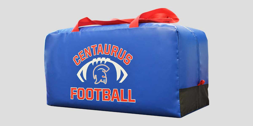 Fisher Football All American Equipment Bag 16" W x 14" H x 26" L Mesh Vent Zipper Design (FIS - AA161426X) - SchoolOutlet