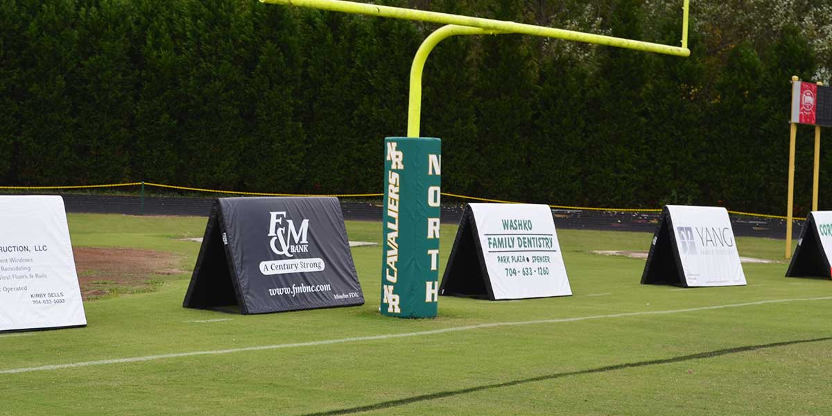 Fisher Printed Ad Cover Double - Sided Custom Display Cover 108" x 36" (FIS - ADCD10836) - SchoolOutlet