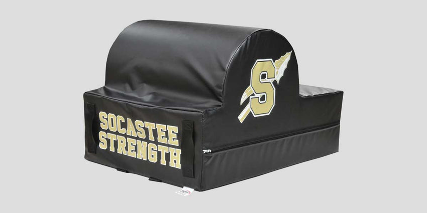 Fisher Football Glute Ham Developer High Density Foam Training Equipment 32" x 24" Base (FIS - AGGLUXX) - SchoolOutlet