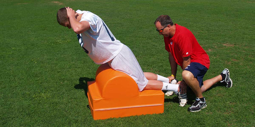 Fisher Football Glute Ham Developer High Density Foam Training Equipment 32" x 24" Base (FIS - AGGLUXX) - SchoolOutlet