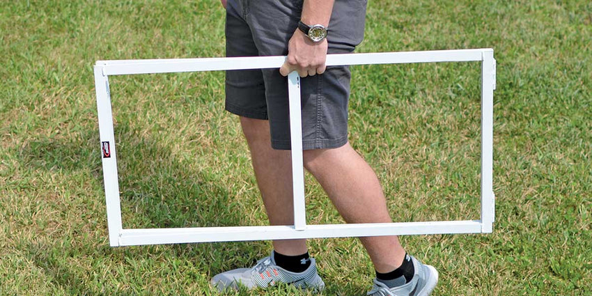 Fisher Football Steel Folding Agility Ladder 19" W x 13' L Heavy Duty Training Ladder (FIS - AGLSTL1913) - SchoolOutlet