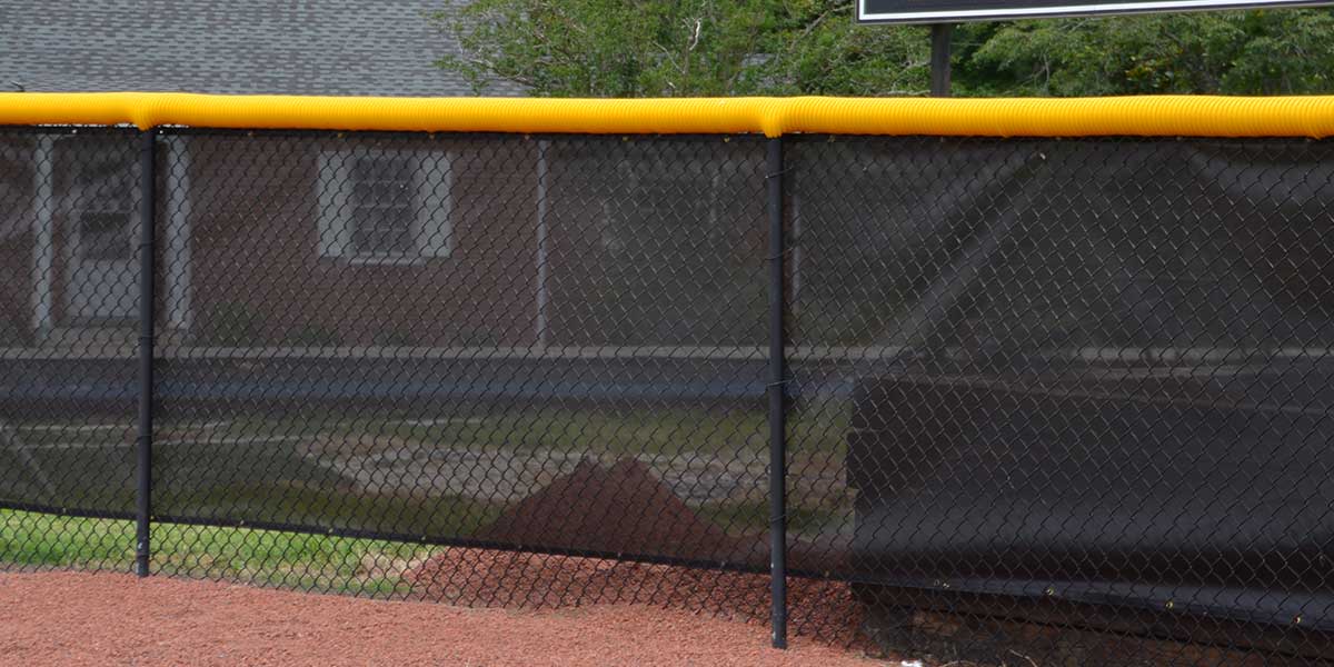 Fisher Baseball Fence Top Yellow Safety Cover 100 ft Corrugated Tubing (FIS - BBC100Y) - SchoolOutlet