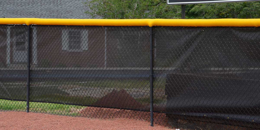 Fisher Baseball Fence Top Yellow Safety Cover 100 ft Corrugated Tubing (FIS - BBC100Y) - SchoolOutlet