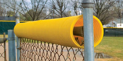 Fisher Baseball Fence Top Yellow Safety Cover 250 ft Corrugated Tubing (FIS-BFC250Y)