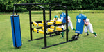 Fisher Football Power Blaster Training System Adjustable Resistance Multi - Arm Sled (FIS - BLA12HD9002X) - SchoolOutlet