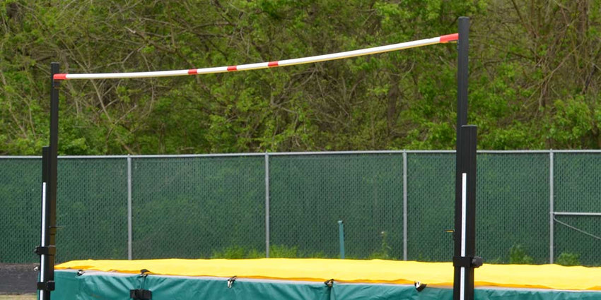 Fisher Track High Jump Crossbar 13' 6" One - Piece Styrene Core Design (FIS - BM1501) - SchoolOutlet