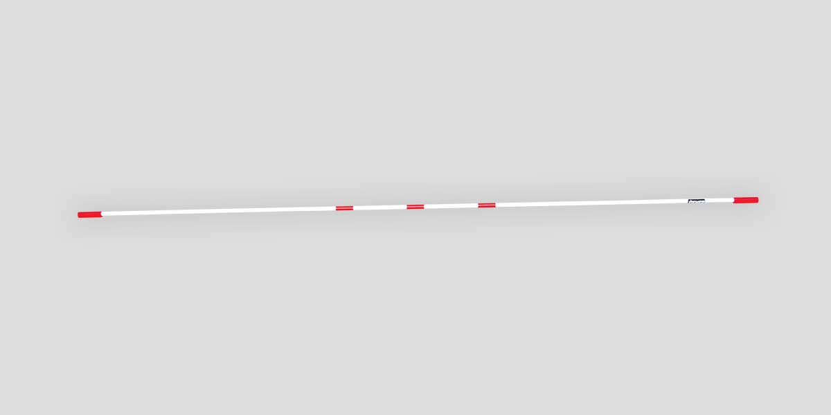 Fisher Track Pole Vault Crossbar 14' 10" One - Piece Styrene Core Design (FIS - BM1502) - SchoolOutlet