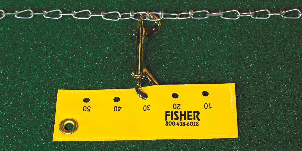 Fisher Chain Marker Clips to Chain Set for Accurate Down Placement (FIS - CC100) - SchoolOutlet