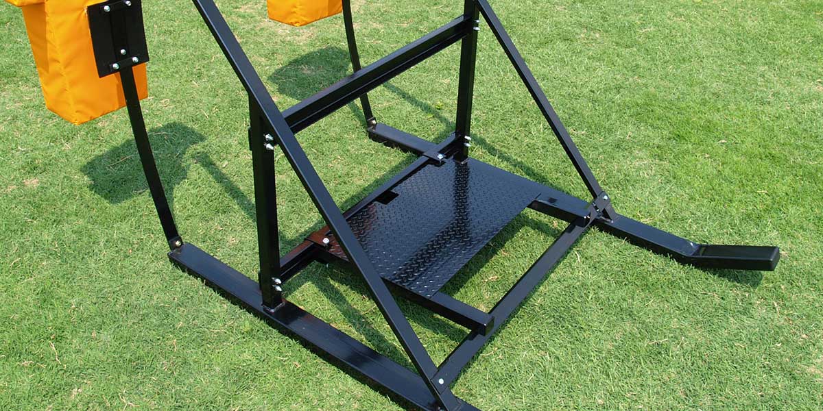Fisher Coaches Platform for CL Sled Steel Base with Hand Rail 30" x 30" (FIS - CLCP) - SchoolOutlet