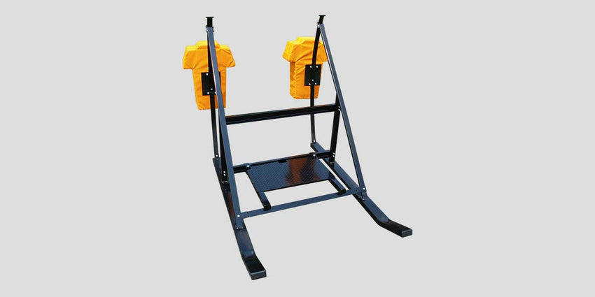 Fisher Coaches Platform for CL Sled Steel Base with Hand Rail 30" x 30" (FIS - CLCP) - SchoolOutlet