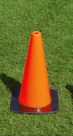 Fisher Training Cone 18" Tall Fluorescent Orange PVC Marker (FIS-CONE18)
