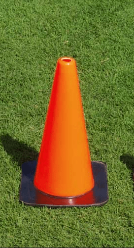 Fisher Training Cone 18" Tall Fluorescent Orange PVC Marker (FIS - CONE18) - SchoolOutlet