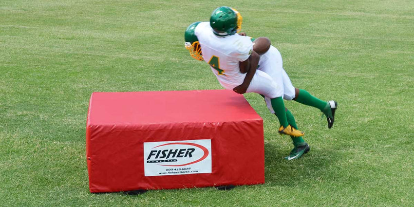 Fisher Landing Mat Vinyl Covered Training Pad 5' x 10' x 8" (FIS - CP5108) - SchoolOutlet