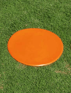 Fisher Disk Marker 19" Diameter Orange Molded Rubber Field Marker (FIS-DISC19OR)