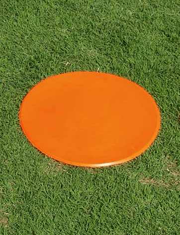 Fisher Disk Marker 19" Diameter Orange Molded Rubber Field Marker (FIS - DISC19OR) - SchoolOutlet