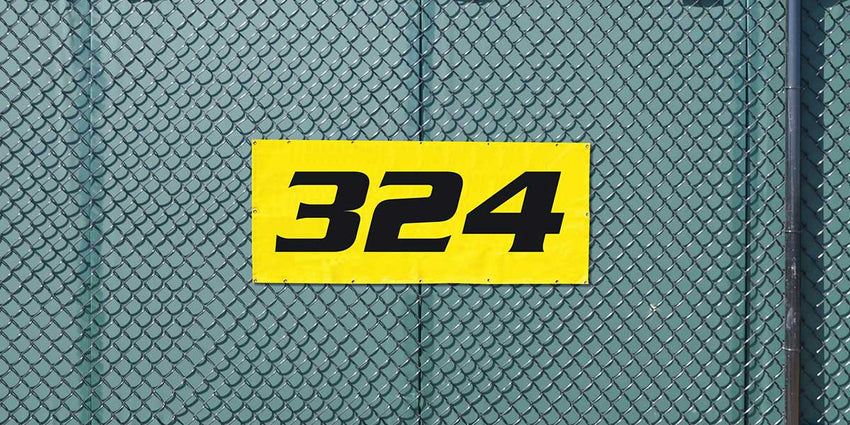 Fisher Horizontal Distance Marker Mesh Mounts 18 in Number (FIS - DM1M) - SchoolOutlet