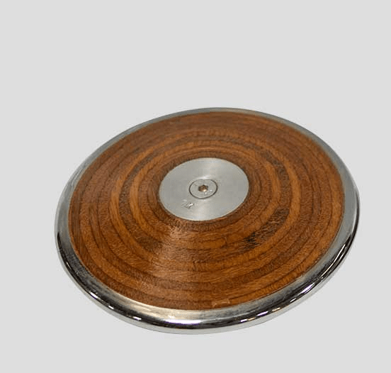 Fisher Wood Discus 1 Kilo Hardwood with Steel Rim Meets HS College Regulations (FIS - DW477) - SchoolOutlet