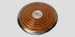 Fisher Wood Discus 1.61 Kilo Hardwood with Steel Rim Meets HS College Regulations (FIS-DW478)