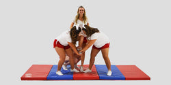 Fisher Folding Gym Mat 2 1/2" Thick 6' x 12' (FIS-ELM5261230)