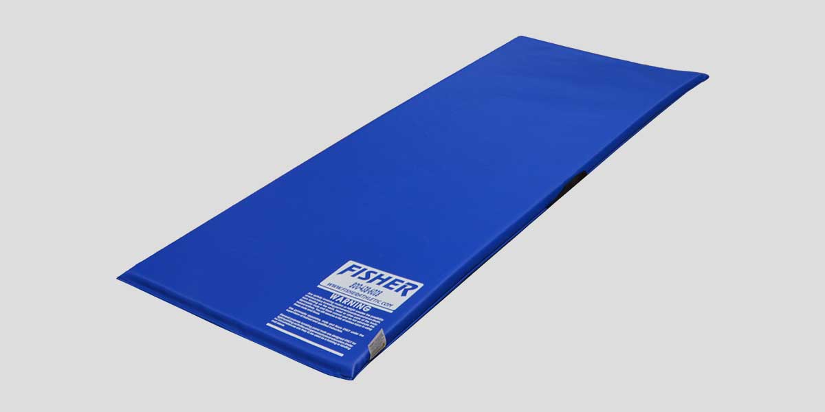 Fisher Economy Personal Exercise Mat Vinyl Covered 30' x 5' x 1" (FIS - EXM127) - SchoolOutlet