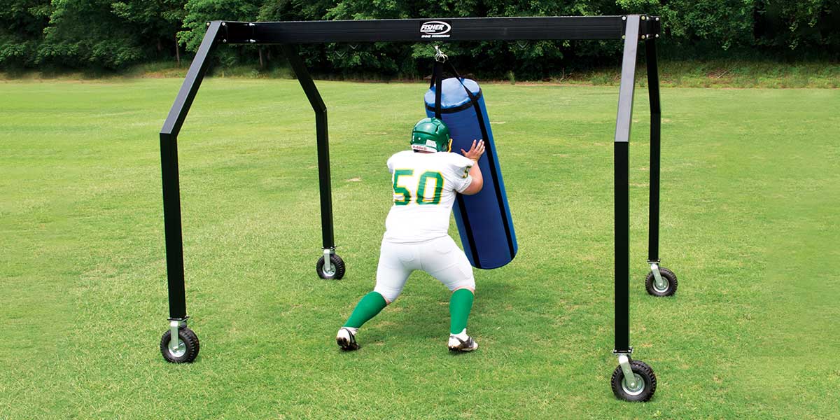 Fisher Fullback Dummy 70 lbs 16"D x 54"T for Adjustable Beam Training System (FIS - FHD1654) - SchoolOutlet