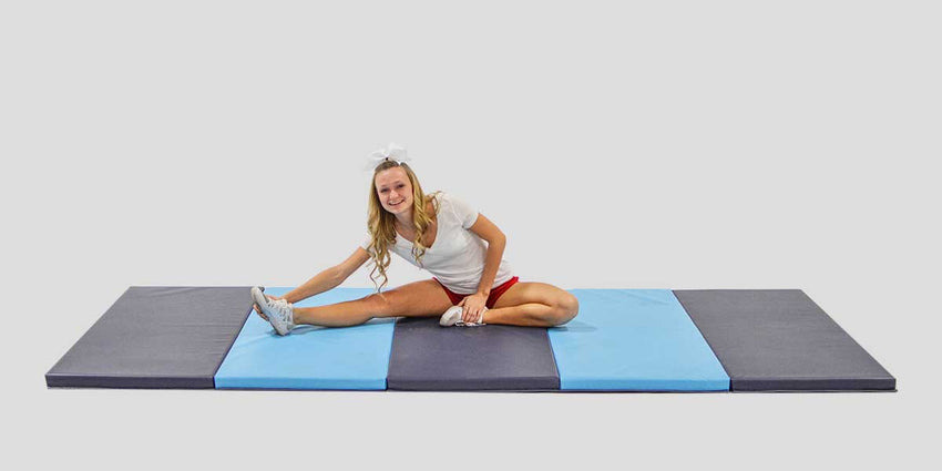 Fisher Folding Gym Mat 1 1/2" Thick 4' x 8' (FIS - FM11408XX) - SchoolOutlet