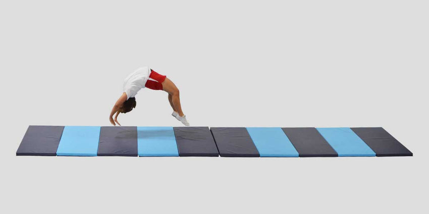 Fisher Folding Gym Mat 1 1/2" Thick 5' x 10' (FIS - FM11510XX) - SchoolOutlet